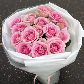 Букет из 15 пудровых роз (70 см) в Старой Купавне