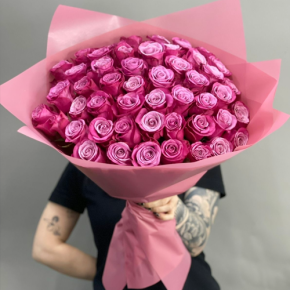 Букет из 51 розы Космик (60 см) в Старой Купавне