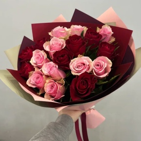 Букет "Вечность" из 17 роз кения (40 см) в Старой Купавне