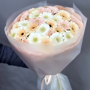 Букет "Гера" из 25 гербер в Старой Купавне