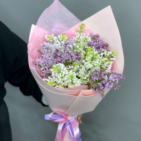 Букет из 11 веток сирени микс в Старой Купавне