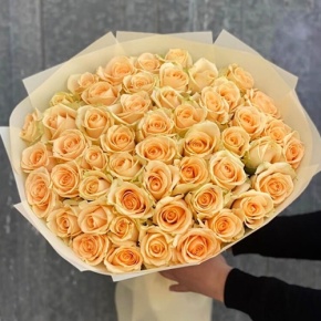 Букет из 51 розы Аваланж (60 см) в Старой Купавне