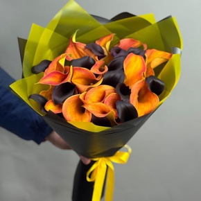 Букет "Карамель" из 29 калл в Старой Купавне