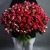 Букет из 51 кустовой рубиновой розы (50 см) в Старой Купавне