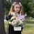 Композиция с георгинами на 1 сентября в белом ящике в Старой Купавне Композиция с георгинами на 1 сентября в белом ящике в Старой Купавне