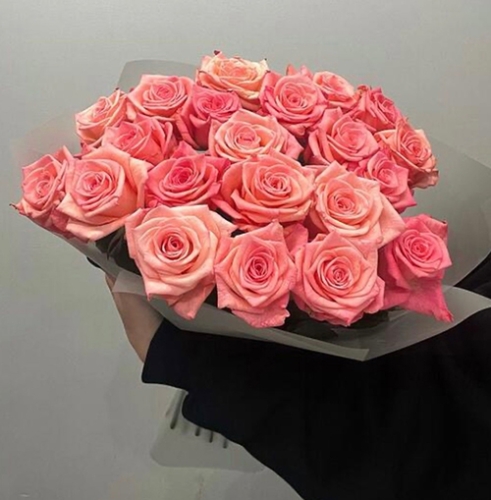 Букет из 21 розовой розы (50 см) в Старой Купавне
