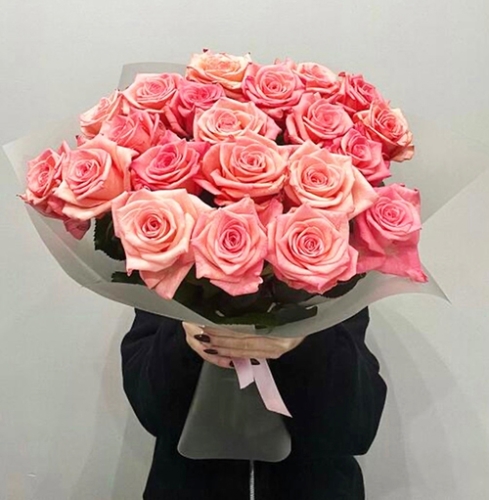 Букет из 21 розовой розы (50 см) в Старой Купавне