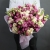 Букет "Сладкая жизнь" из кустовых пионовидных роз и эустом в Старой Купавне