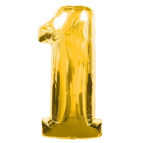 Шар гелиевый цифра 1 (40х102 см) в Старой Купавне