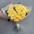 Букет из 21  из пионовидной розы Баттеркап (60 см) в Старой Купавне