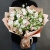 Букет "Полли" из эустом и кустовых пионовидных роз в Старой Купавне