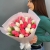 Букет из 25 кораллово-белых тюльпанов в Старой Купавне