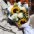 Букет "Солнечный цветочек" из подсолнуха, гиперикума, хризантем и орнитагалума в Старой Купавне