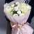 Букет "Белый жемчуг" из гортензий и пионов в Старой Купавне