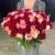 Букет 151 роза красный микс (50 см) в Старой Купавне